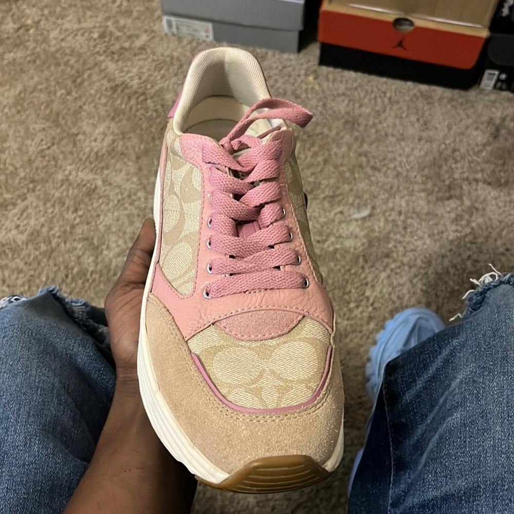 Womens coach runners c143 shoes